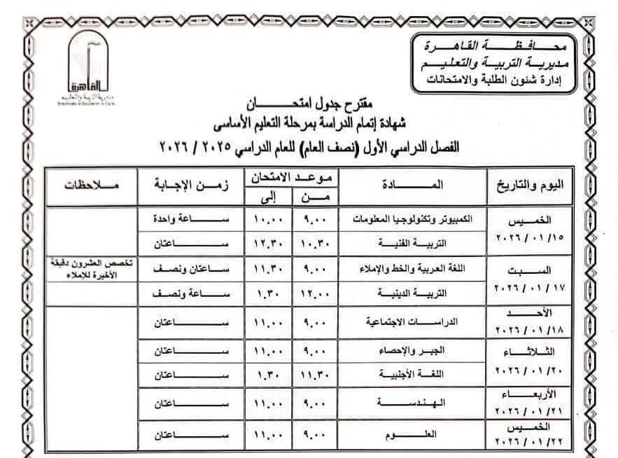 الثالث الاعدادى